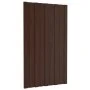 Braun verzinktes Stahldachpaneel 36 Einheiten 80x45 cm von vidaXL, Decke - Ref: Foro24-317206, Preis: 130,67 €, Rabatt: %