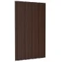 Braun verzinktes Stahldachpaneel 36 Einheiten 80x45 cm von vidaXL, Decke - Ref: Foro24-317206, Preis: 130,67 €, Rabatt: %
