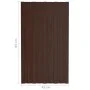 Braun verzinktes Stahldachpaneel 36 Einheiten 80x45 cm von vidaXL, Decke - Ref: Foro24-317206, Preis: 130,67 €, Rabatt: %