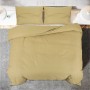 Bettbezug-Set aus heller Mikrofaser in Taupegrau, 225 x 220 cm von vidaXL, Bettbezüge - Ref: Foro24-135996, Preis: 19,11 €, R...