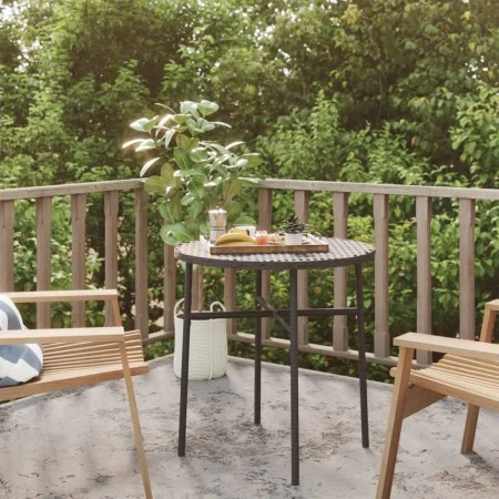 Black synthetic rattan coffee table 45 cm by vidaXL, Garden tables - Ref: Foro24-317174, Price: 30,67 €, Discount: %