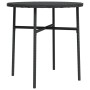 Black synthetic rattan coffee table 45 cm by vidaXL, Garden tables - Ref: Foro24-317174, Price: 31,17 €, Discount: %