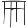 Black synthetic rattan coffee table 45 cm by vidaXL, Garden tables - Ref: Foro24-317174, Price: 30,67 €, Discount: %