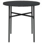 Black synthetic rattan coffee table 45 cm by vidaXL, Garden tables - Ref: Foro24-317174, Price: 31,17 €, Discount: %