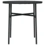 Black synthetic rattan coffee table 45 cm by vidaXL, Garden tables - Ref: Foro24-317174, Price: 30,67 €, Discount: %