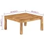 Solid acacia wood coffee table 80x80x40 cm by vidaXL, Coffee table - Ref: Foro24-338031, Price: 158,11 €, Discount: %