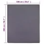 Jersey cotton fitted sheet in anthracite color, 100x200 cm. by vidaXL, Bed sheets - Ref: Foro24-136192, Price: 14,58 €, Disco...