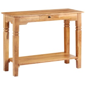 Konsolentisch aus massivem Akazienholz, 100 x 40 x 76 cm von vidaXL, Seitentische - Ref: Foro24-338033, Preis: 205,40 €, Raba...
