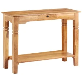 Solid acacia wood console table 100x40x76 cm by vidaXL, Side tables - Ref: Foro24-338033, Price: 201,49 €, Discount: %