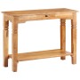 Mesa consola de madera maciza de acacia 100x40x76 cm de vidaXL, Mesas auxiliares - Ref: Foro24-338033, Precio: 205,26 €, Desc...