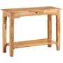 Solid acacia wood console table 100x40x76 cm by vidaXL, Side tables - Ref: Foro24-338033, Price: 201,49 €, Discount: %