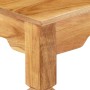 Mesa consola de madera maciza de acacia 100x40x76 cm