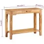 Solid acacia wood console table 100x40x76 cm by vidaXL, Side tables - Ref: Foro24-338033, Price: 201,49 €, Discount: %