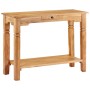Solid acacia wood console table 100x40x76 cm by vidaXL, Side tables - Ref: Foro24-338033, Price: 205,40 €, Discount: %