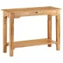 Solid acacia wood console table 100x40x76 cm by vidaXL, Side tables - Ref: Foro24-338033, Price: 201,49 €, Discount: %
