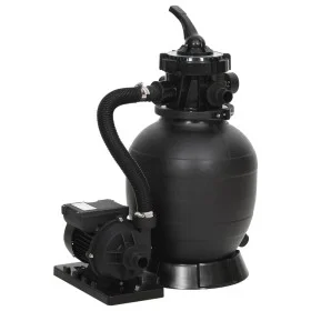 Sand filter for pools with 6-way black valve by vidaXL, Pool and spa filters - Ref: Foro24-93395, Price: 165,85 €, Discount: %
