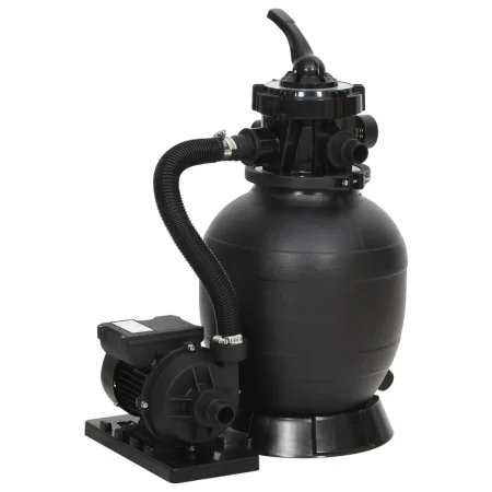 Sand filter for pools with 6-way black valve by vidaXL, Pool and spa filters - Ref: Foro24-93395, Price: 165,85 €, Discount: %