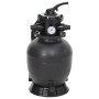 Sand filter for pools with 6-way black valve by vidaXL, Pool and spa filters - Ref: Foro24-93395, Price: 155,96 €, Discount: %