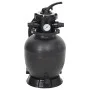 Sand filter for pools with 6-way black valve by vidaXL, Pool and spa filters - Ref: Foro24-93395, Price: 165,85 €, Discount: %