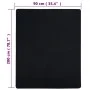 Jersey fitted sheets 2 pcs black cotton 90x200 cm by vidaXL, Bed sheets - Ref: Foro24-136211, Price: 20,39 €, Discount: %