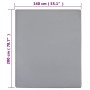 Jersey fitted sheets 2 pcs gray cotton 140x200cm by vidaXL, Bed sheets - Ref: Foro24-136205, Price: 25,18 €, Discount: %