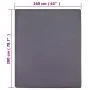 Jersey fitted sheets 2 pcs anthracite gray cotton 160x200 cm by vidaXL, Bed sheets - Ref: Foro24-136197, Price: 26,47 €, Disc...