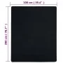 Jersey fitted sheets 2 pcs black cotton 100x200 cm by vidaXL, Bed sheets - Ref: Foro24-136213, Price: 20,33 €, Discount: %