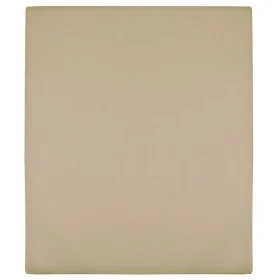 Jersey fitted sheets 2 units cotton gray taupe 90x200 cm by vidaXL, Bed sheets - Ref: Foro24-136221, Price: 23,41 €, Discount: %