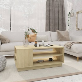 Mesa de centro madera de ingeniería roble Sonoma 102x55x43 cm de vidaXL, Mesas de centro - Ref: Foro24-810283, Precio: 68,76 ...