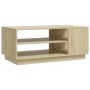 Sonoma oak engineered wood coffee table 102x55x43 cm by vidaXL, Coffee table - Ref: Foro24-810283, Price: 68,76 €, Discount: %
