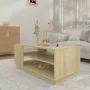 Mesa de centro madera de ingeniería roble Sonoma 102x55x43 cm de vidaXL, Mesas de centro - Ref: Foro24-810283, Precio: 67,83 ...
