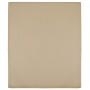 Spannbettlaken aus taupegrauem Baumwolljersey, 90 x 200 cm von vidaXL, Bettlaken - Ref: Foro24-136220, Preis: 11,93 €, Rabatt: %