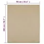 Spannbettlaken aus taupegrauem Baumwolljersey, 90 x 200 cm von vidaXL, Bettlaken - Ref: Foro24-136220, Preis: 12,68 €, Rabatt: %