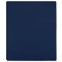 Fitted jersey sheets 2 units navy blue cotton 160x200 cm by vidaXL, Bed sheets - Ref: Foro24-136237, Price: 28,69 €, Discount: %