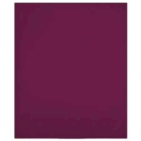 Jersey fitted sheets 2 pcs burgundy cotton 140x200 cm by vidaXL, Bed sheets - Ref: Foro24-136255, Price: 24,76 €, Discount: %