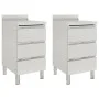 Gewerbliche Küchenschränke, 3 Schubladen, Edelstahl, 2 Einheiten von vidaXL, Wiederherstellung - Ref: Foro24-3081935, Preis: ...