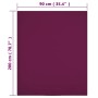 Burgundy cotton jersey fitted sheet 90x200 cm by vidaXL, Bed sheets - Ref: Foro24-136250, Price: 15,42 €, Discount: %