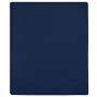 2 Stück marineblaues Baumwoll-Jersey-Spannbetttuch 140x200 cm von vidaXL, Bettlaken - Ref: Foro24-136235, Preis: 25,18 €, Rab...