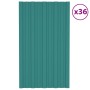 Grün verzinktes Stahldachpaneel 36 Einheiten 80x45 cm von vidaXL, Decke - Ref: Foro24-317200, Preis: 119,25 €, Rabatt: %