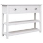 Sideboard aus massivem weißem Paulownia-Holz, 108 x 30 x 76 cm von vidaXL, Sideboards - Ref: Foro24-338545, Preis: 142,34 €, ...