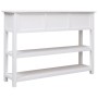 Aparador madera maciza de paulownia blanco 108x30x76 cm de vidaXL, Aparadores - Ref: Foro24-338545, Precio: 142,13 €, Descuen...