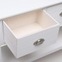 Aparador madera maciza de paulownia blanco 108x30x76 cm de vidaXL, Aparadores - Ref: Foro24-338545, Precio: 142,13 €, Descuen...