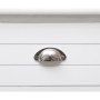 Aparador madera maciza de paulownia blanco 108x30x76 cm de vidaXL, Aparadores - Ref: Foro24-338545, Precio: 142,13 €, Descuen...