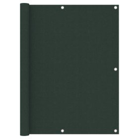 Toldo para balcón tela oxford verde oscuro 120x400 cm