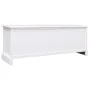 Mueble para TV madera maciza de paulownia blanco 108x30x40 cm de vidaXL, Muebles TV - Ref: Foro24-338527, Precio: 166,83 €, D...