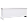 TV-Ständer Massivholz paulownia weiß 108x30x40 cm von vidaXL, TV-Möbel - Ref: Foro24-338527, Preis: 188,03 €, Rabatt: %