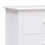 Mueble para TV madera maciza de paulownia blanco 108x30x40 cm de vidaXL, Muebles TV - Ref: Foro24-338527, Precio: 166,83 €, D...