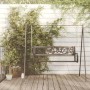 Garten-Schaukelbank 125 cm aus Stahl und schwarzem Kunststoff von vidaXL, Gartenbänke - Ref: Foro24-317145, Preis: 114,03 €, ...