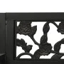 Garten-Schaukelbank 125 cm aus Stahl und schwarzem Kunststoff von vidaXL, Gartenbänke - Ref: Foro24-317145, Preis: 111,77 €, ...