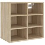 Schuhschrank aus Sonoma-Eiche, 52,5 x 30 x 50 cm von vidaXL, Schließfächer und Lagerschränke - Ref: Foro24-808690, Preis: 44,...
